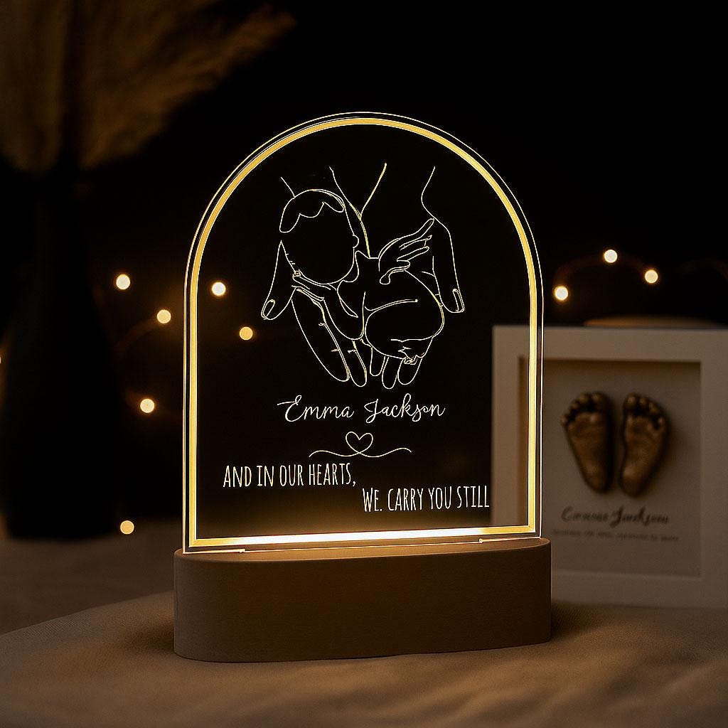 LED-Gedenklicht für Sternenkinder – Persönliches Trauergeschenk 