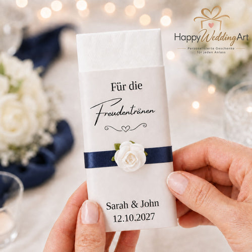 Auswahl der Schleifenfarben für No-Ugly-Tears-Taschentücher
