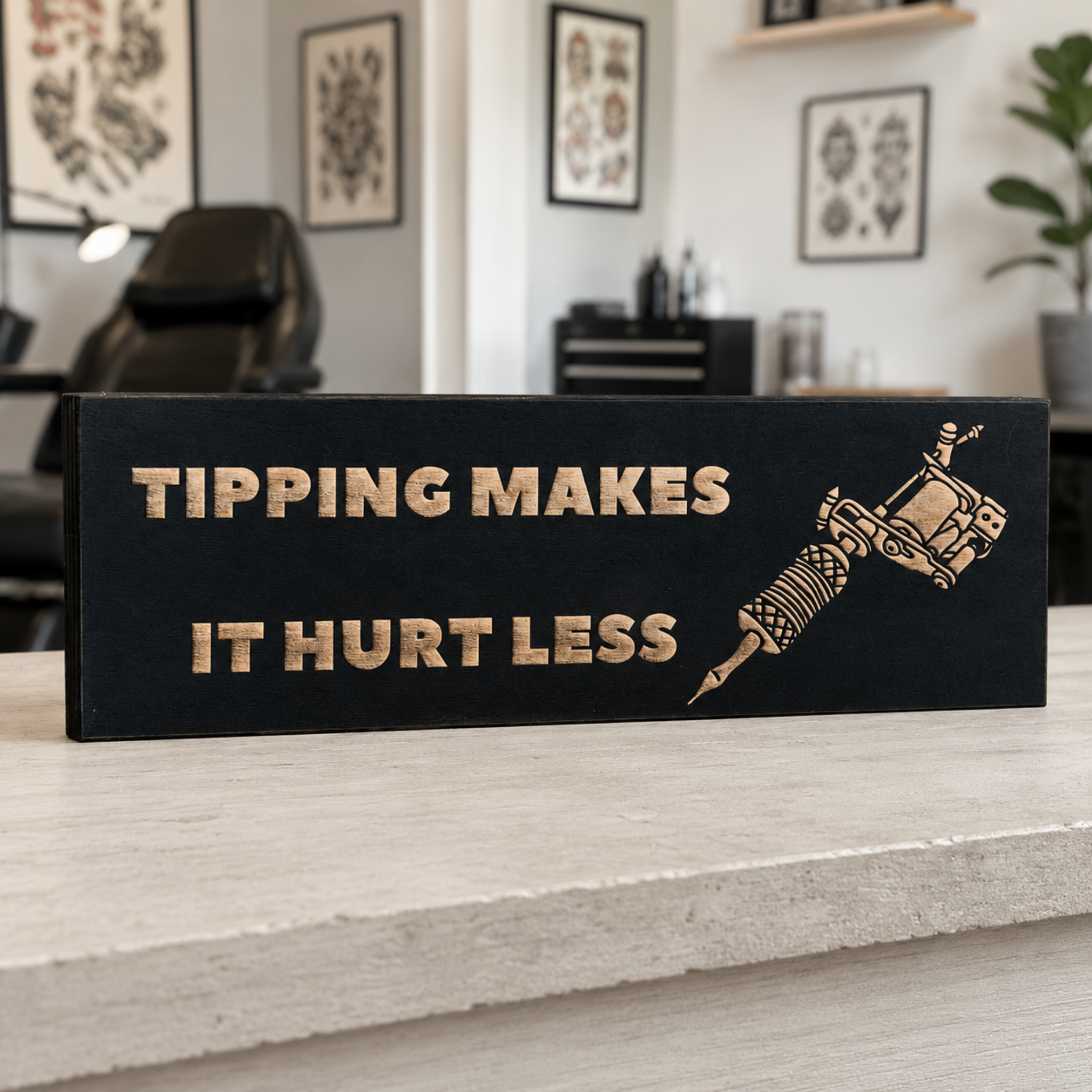 Tattoostudio Einrichtung

Tattoo wall art

Tattoo Studio Deko

Tattoo Spruch

