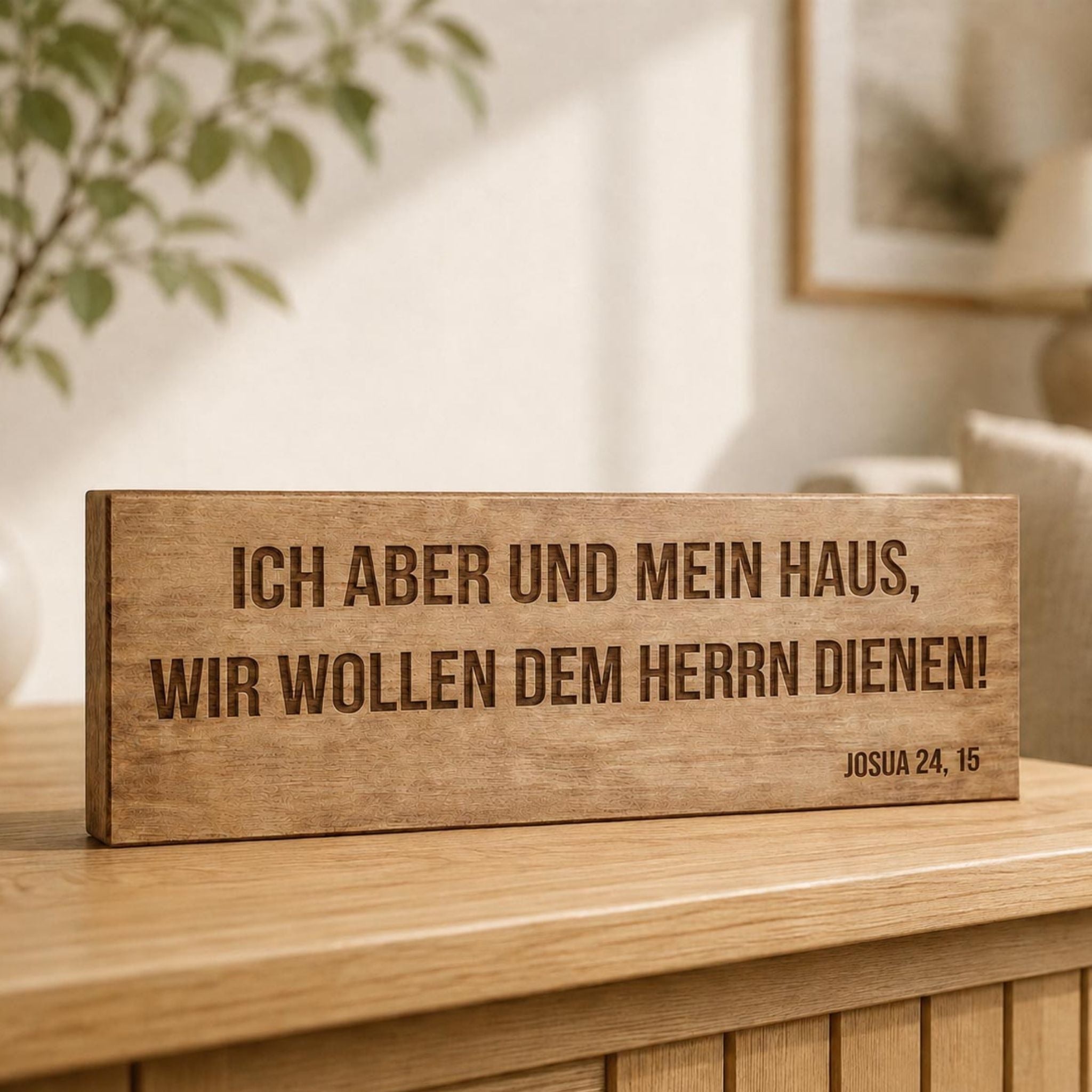 Schid mit Spruch abelle Holzschild mit Wunschtext